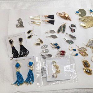 LOT OF 27 pair  Kendra Scott Earrings SOLD AS LOT ONLY